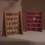 Decorative objects - Vegan Suede and Brass Earring Stand, Wishing Plaque Shape - WHISPERING WOODS