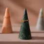 Objets de décoration - Cône à bagues en marbre naturel - WHISPERING WOODS