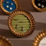 Objets de décoration - Cadre porte-bagues et boucles d'oreilles de style néoclassique - WHISPERING WOODS