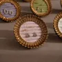 Objets de décoration - Cadre porte-bagues et boucles d'oreilles de style néoclassique - WHISPERING WOODS