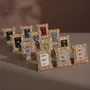 Decorative objects - Rococo Rectangular Ring Display Frame with Brass Stand - WHISPERING WOODS