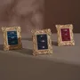 Decorative objects - Rococo Rectangular Ring Display Frame with Brass Stand - WHISPERING WOODS