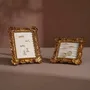 Objets de décoration - Cadre de présentation rococo doré pour bagues et boucles d'oreilles - WHISPERING WOODS