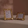 Objets de décoration - Cadre de présentation rococo doré pour bagues et boucles d'oreilles - WHISPERING WOODS