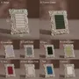 Objets de décoration - Cadre de présentation Rococo en résine argentée pour bagues - WHISPERING WOODS