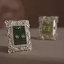 Objets de décoration - Cadre de présentation Rococo en résine argentée pour bagues - WHISPERING WOODS