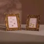 Objets de décoration - Cadre de présentation rococo doré à angles fleuris - WHISPERING WOODS