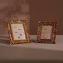 Objets de décoration - Cadre de présentation rococo doré à angles fleuris - WHISPERING WOODS