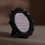 Objets de décoration - Cadre porte-bagues ovale rococo en résine noire - WHISPERING WOODS