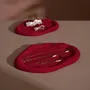 Plateaux - Coupelle à bijoux en forme de nuage en suédine végane - WHISPERING WOODS