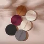 Plateaux - Coupelle ronde à bijoux en suédine végane et plâtre - WHISPERING WOODS