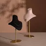 Objets de décoration - Buste pour colliers en suédine végane à hauteur réglable - WHISPERING WOODS