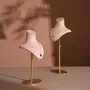 Objets de décoration - Buste pour colliers en suédine végane à hauteur réglable - WHISPERING WOODS