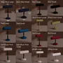Objets de décoration - Présentoir à barre en T en hêtre et suédine végane - WHISPERING WOODS