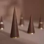 Objets de décoration - Pièce à l'unité, taille au choix – Cône noyer et laiton - WHISPERING WOODS