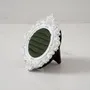 Objets de décoration - Cadre porte-bagues blanc de style vintage - WHISPERING WOODS