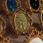 Decorative objects - Vintage Gold Ring and Earring Holder Frame - WHISPERING WOODS