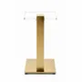 Tables basses - Table d'appoint en C Rima EDGE, laiton - MEMONZA