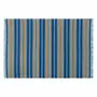 Design carpets - Nido d'Ape Blu Arancio, handwoven wool rug 180 x 250 cm - EUGENIA PINNA