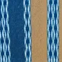 Design carpets - Nido d'Ape Blu Arancio, handwoven wool rug 180 x 250 cm - EUGENIA PINNA