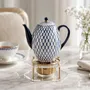 Accessoires thé et café - Chauffe-théière Caldo, laiton - MEMONZA