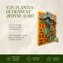 Décorations florales - Tableau végétal design - plantes vivantes - Seventys 60x40 - ARTENA VEGETAL