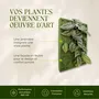 Objets de décoration - Tableau végétal design - plantes vivantes - Retro 60x40 - ARTENA VEGETAL