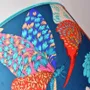 Lampes de table - Abat-jour motif papillons et fleurs - CHATEAU TALES