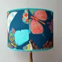 Lampes de table - Abat-jour motif papillons et fleurs - CHATEAU TALES