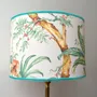 Table lamps - Lampshade with tropical pattern, parrots and flowers - CHATEAU TALES