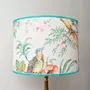 Table lamps - Lampshade with tropical pattern, parrots and flowers - CHATEAU TALES