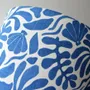 Table lamps - Blue flower patterned lampshade - CHATEAU TALES