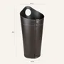 Objets de décoration - Porte parapluies original cuir PLUVIA - LIMAC DESIGN