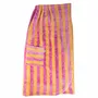 Serviettes de bain - Pareo de bain eponge bambou rayee melon / bonbon - POULE HOUSE