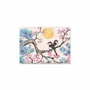Carterie - Carte d'art - Bleu - Ma patte laisse des traces - WALL EDITIONS