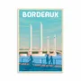Carterie - Carte d'art - Bordeaux - Olahoop Travel Art Cards - WALL EDITIONS