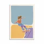 Carterie - Carte d'art - Skateboard girl - Art Rider - WALL EDITIONS