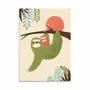 Carterie - Carte 10,5 x 14,8 cm - Mama Sloth - Jay Fleck - WALL EDITIONS