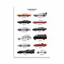 Carterie - Carte 10,5 x 14,8 cm - Legendary movie cars - Olivier Bourdereau - WALL EDITIONS