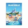 Carterie - Carte 10,5 x 14,8 cm - Marseille Vieux Port - Christophe Williart - WALL EDITIONS