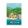 Card shop - Art-Card - Lake Como - Olahoop Travel Art Cards - WALL EDITIONS