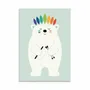 Card shop - Art-Card 10,5 x 14,8 cm - Be brave - Andy Westface - WALL EDITIONS