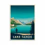 Carterie - Carte d'art - Carte d'art - Lake Tahoe - Olahoop Travel Art Cards - WALL EDITIONS