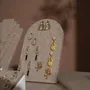 Jewelry - Beige Felt Jewelry Display Set - WHISPERING WOODS