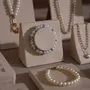 Jewelry - Beige Vegan Suede Layered Counter Jewelry Display Set - WHISPERING WOODS