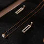 Jewelry - Black Felt Jewelry Display Set with Acrylic Accents - WHISPERING WOODS