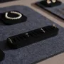Jewelry - Black and Charcoal Felt Jewelry Display Set - WHISPERING WOODS