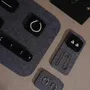 Jewelry - Black and Charcoal Felt Jewelry Display Set - WHISPERING WOODS