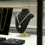 Jewelry - Black Vegan Suede, Wood and Brass Jewelry Display Set - WHISPERING WOODS