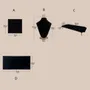 Jewelry - Black Vegan Suede, Wood and Brass Jewelry Display Set - WHISPERING WOODS